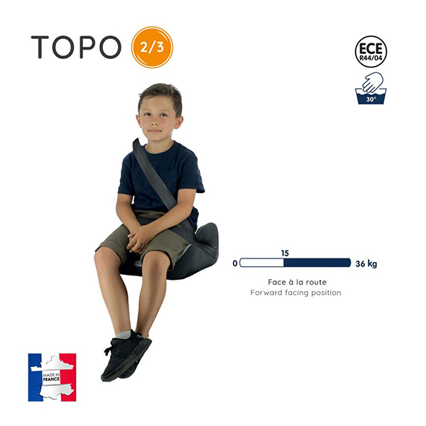 Nania Buster auto sedište za decu 15-36kg Topo Evazion black - dodatni pogled