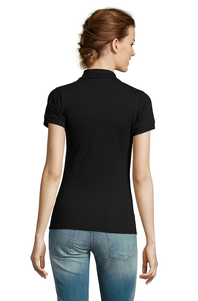 Sols Ženska polo majca Prime Black veličina M 00573 - dodatni pogled