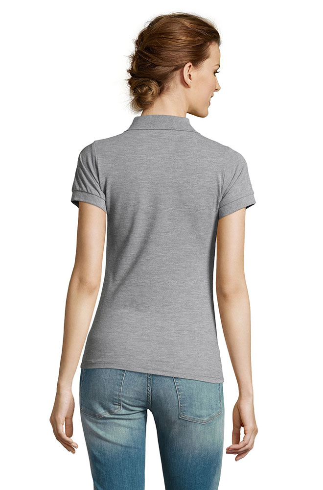 Sols Ženska polo majca Prime Grey Melange veličina XL 00573 - dodatni pogled