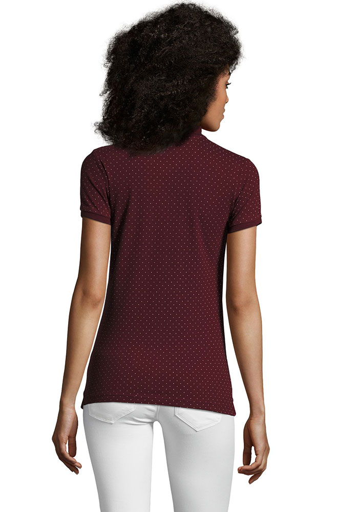 Ženska majica sa kragnom Brandy Burgundy veličina XS Sols 01707 - dodatni pogled