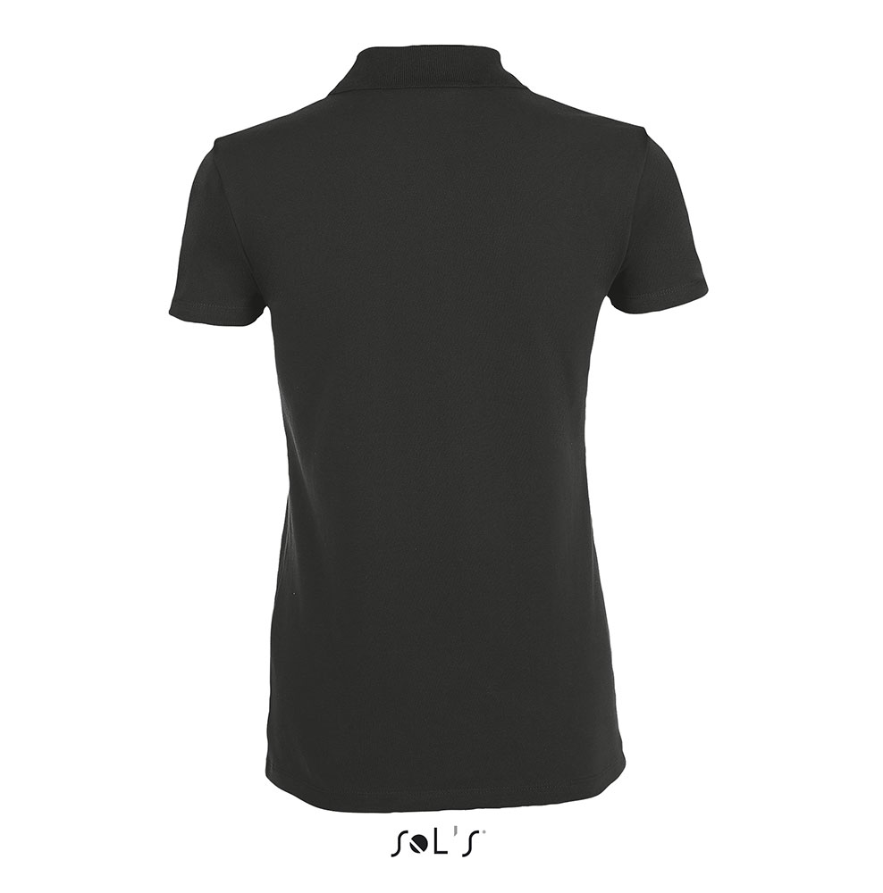 Sols Ženska majca sa kragnom Phoenix Black veličina M Sols 01709 - dodatni pogled