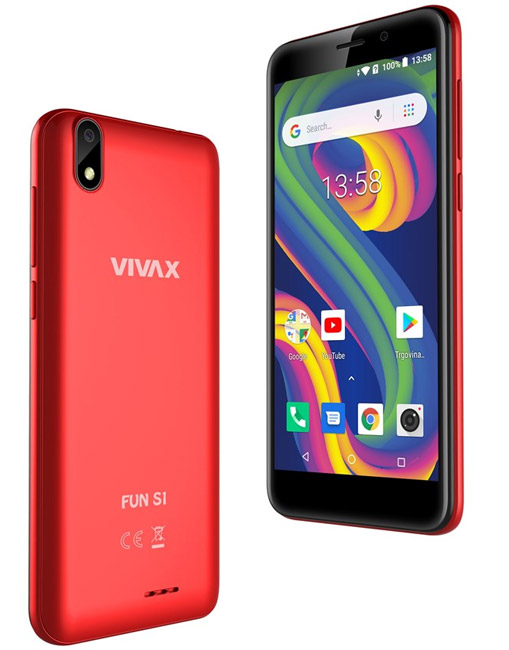 Mobilni telefon Vivax Smart Fun S1 Red - dodatni pogled