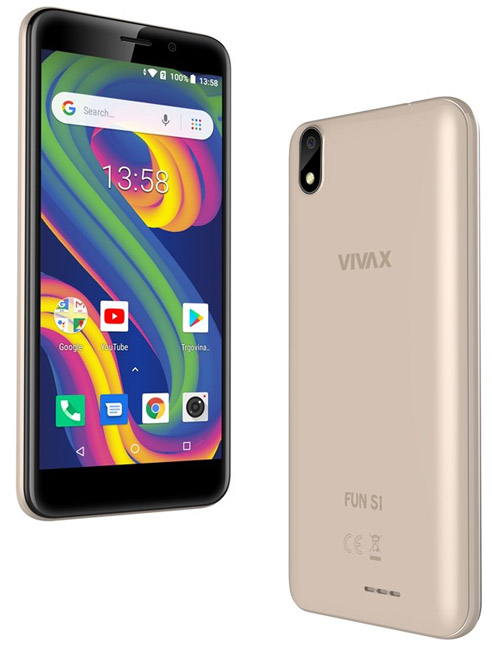 Mobilni telefon Vivax Smart Fun S1 Gold - dodatni pogled