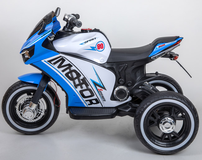 Dečiji motor na akumulator Police Plavi - dodatni pogled