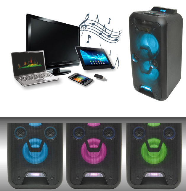 Bluetooth Zvučna kutija sa punjivom baterijom 120W SAL PAR220BT - dodatni pogled