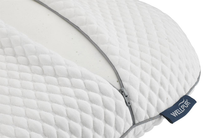 Anatomski jastuk od memorijske pene i rashladnog gela Wellpur Eiken - dodatni pogled