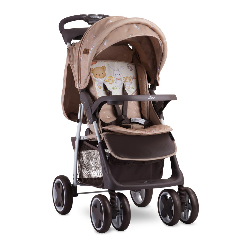 LORELLI Kolica FOXY sa navlakom Beige Bear Party - dodatni pogled