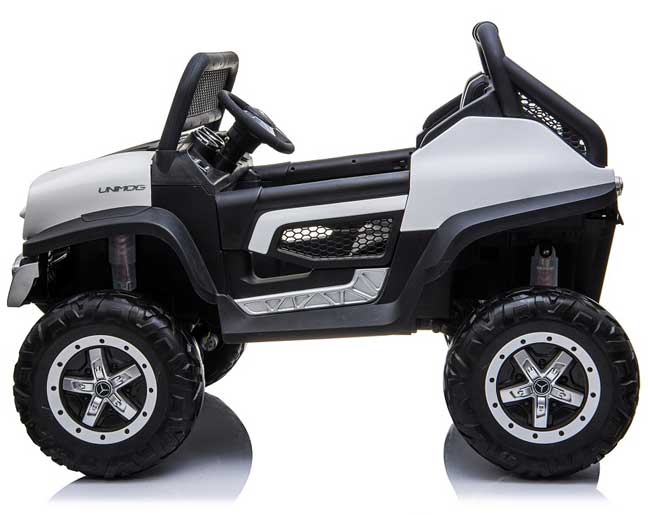 Dečiji automobil na akumulator Mercedes Unimog Beli - dodatni pogled