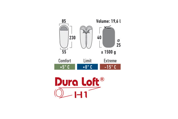 High Peak Vreća za spavanje TR 300 - dodatni pogled