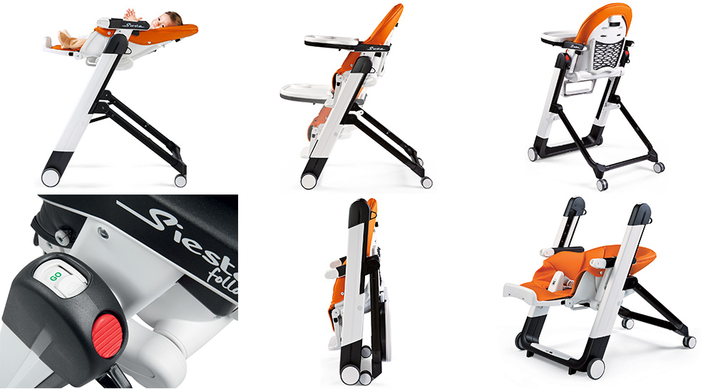 PEG PEREGO Stolica za hranjenje SIESTA FOLLOW ME Ambiance Grey - dodatni pogled