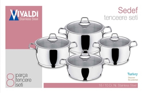 Set posuđa Vivaldi Sedef 8 delova - dodatni pogled