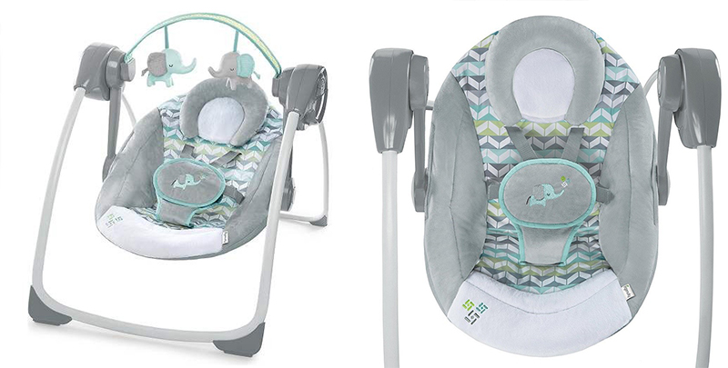 KIDS II Ingenuity Ljuljaška-ležaljka za bebe Joungle Journey - dodatni pogled