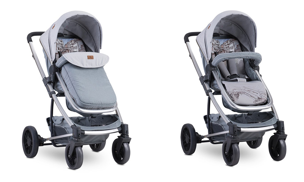 LORELLI Kolica za bebe S-500 SET Grey Venice - dodatni pogled
