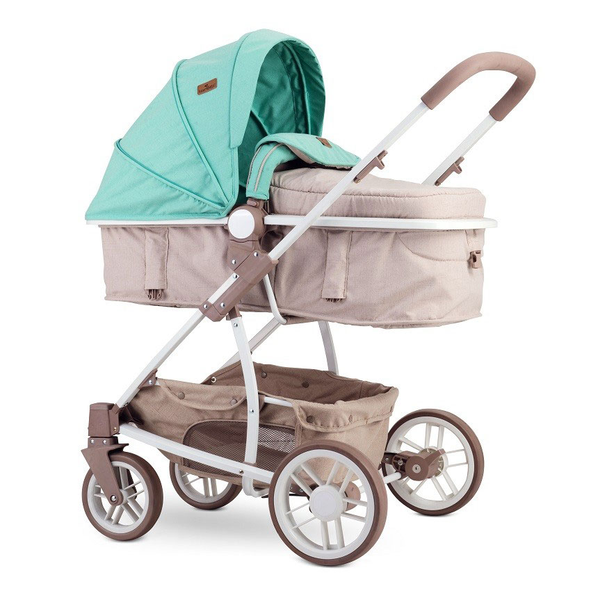 LORELLI Kolica za bebe S-500 SET Beige and Green Dots - dodatni pogled