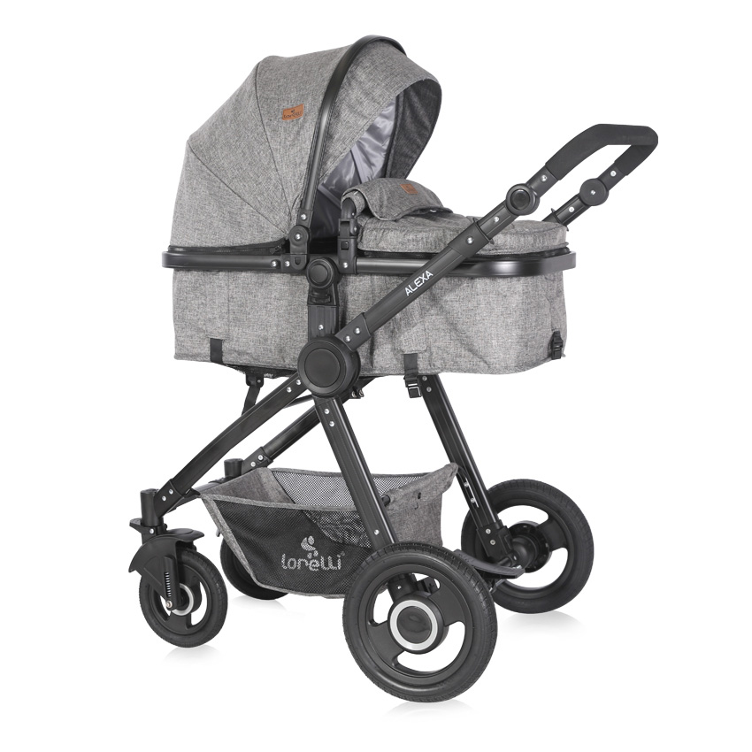 LORELLI Kolica za bebe ALEXA SET Black and Red - dodatni pogled