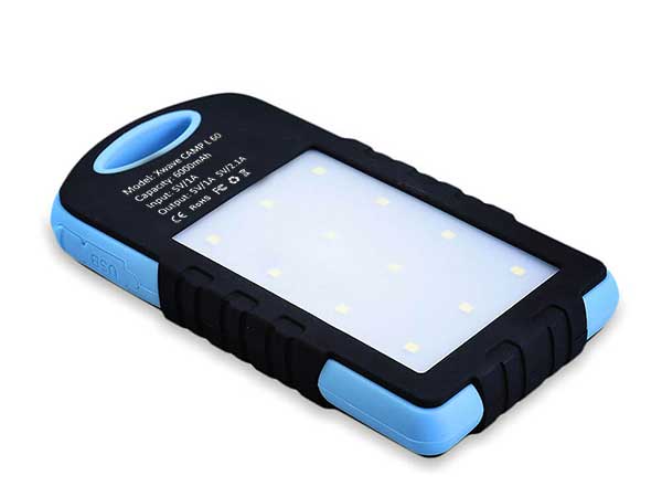 Xwave Powerbank Eksterna baterija 6000mAh Camp L 60 Blue Sa mogućnošću solarnog punjenja - dodatni pogled