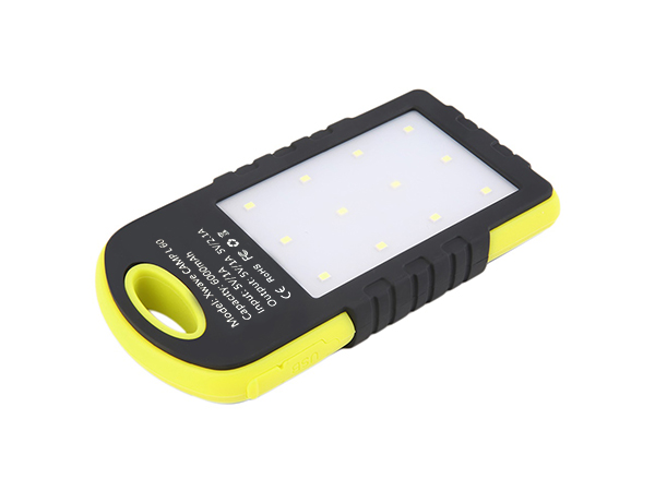 Xwave Powerbank Eksterna baterija 6000mAh Camp L 60 Yellow Sa mogućnošću solarnog punjenja - dodatni pogled