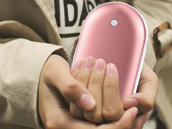 Xwave Powerbank Eksterna baterija 5200mAh Warm up 52 Rose Gold Sa grejačem ruku - dodatni pogled