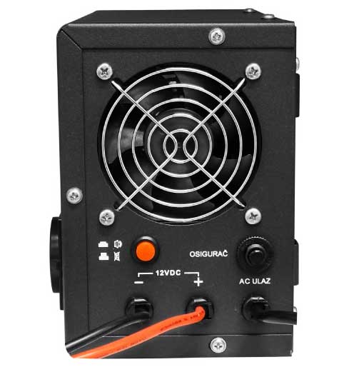 Naponski pretvarač 200W 12V-230V sa punjačem akumulatora PR-300H - dodatni pogled