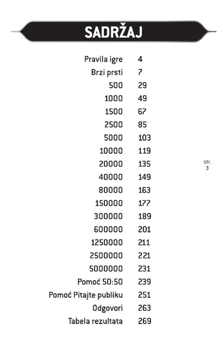 Želite Li Da Postanete Milioner Junior - dodatni pogled