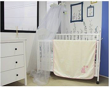 KIKKA BOO Ćebence za bebe LUXURY My Little Bear - sa vezom - Pink 31103020025 - dodatni pogled