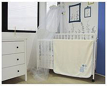 KIKKA BOO Ćebence za bebe LUXURY My Little Bear - sa vezom - Blue 31103020027 - dodatni pogled