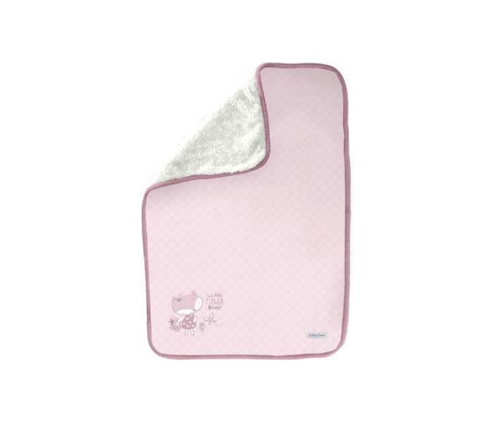 KIKKA BOO Ćebence za bebe LUXURY Coral FLEECE-SHERPA Pink Fox 31103020034 - dodatni pogled