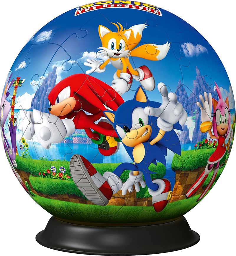 3D Puzzle slagalica 72 dela lopta Sonic Ravensburger 11592 - dodatni pogled