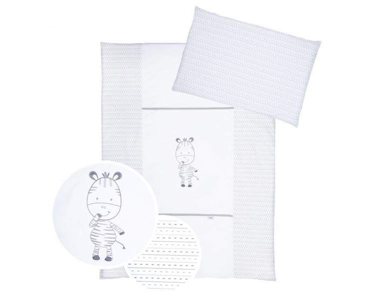 KLUPS Posteljina za bebe SET 5 delova FUNNY ZEBRA C-5/H196 - dodatni pogled