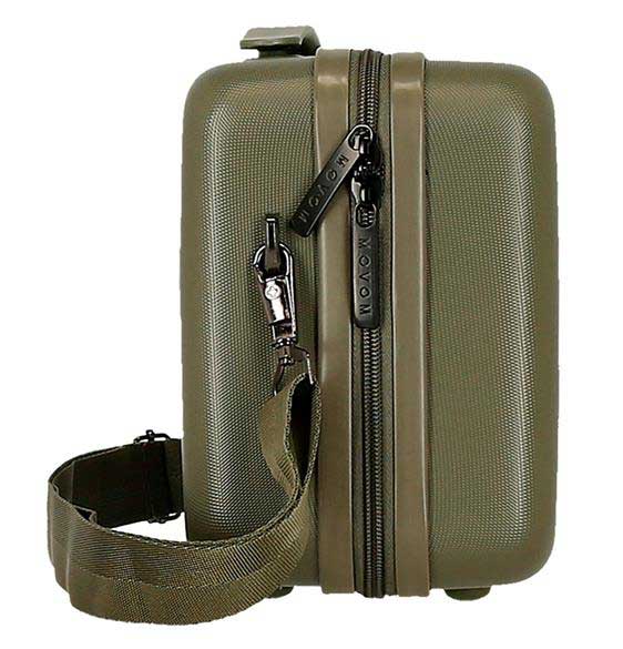 Kofer neseser za kozmetiku Movom Wood dark green 53139 - dodatni pogled