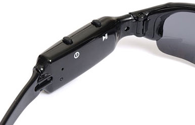 Naočare za sunce sa kamerom i fotoaparatom - CS03-G - dodatni pogled