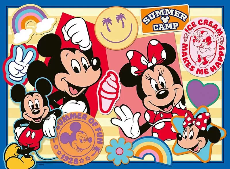 Puzzle slagalice za decu 200XXL delova Disney Mickey and Minnie Road trip Ravensburger 12004136