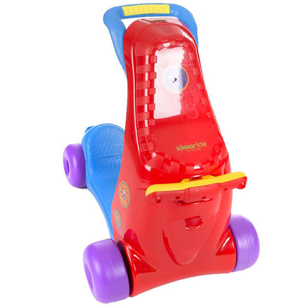 KIKKA BOO Guralica RIDE-ON 3 u 1 Red Blue - dodatni pogled