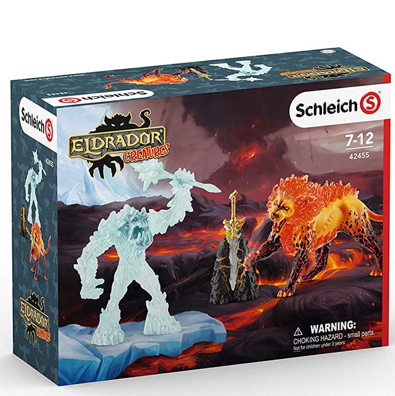 Schleich Figure Eldrador - Čudovište mraza protiv vatrenog lava 42455 - dodatni pogled