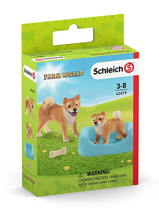 Schleich Figure Domaće životinje - Pas Šiba Inu - majka i štene 42479 - dodatni pogled