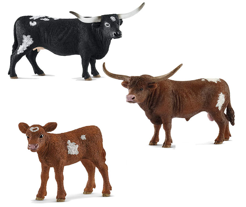 Schleich Figure Domaće životinje - Tele teksas longhorn 13881 - dodatni pogled
