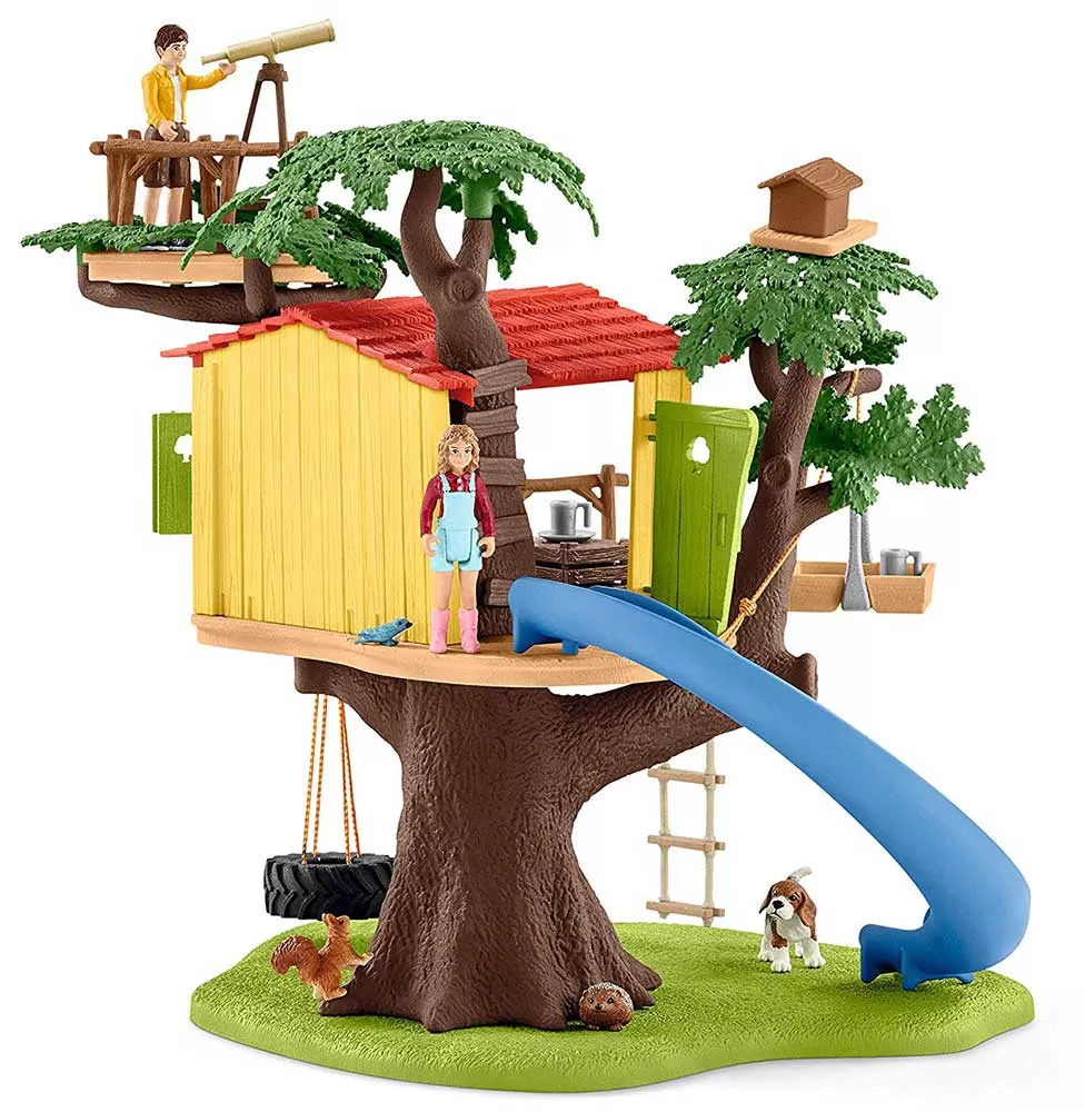 Schleich Figure Domaće životinje - Kućica na drvetu deca i ljubimci 42408