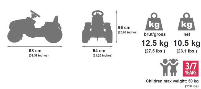 Dečiji traktor na pedale New Holland T8 by Falk Toys 3090 - dodatni pogled