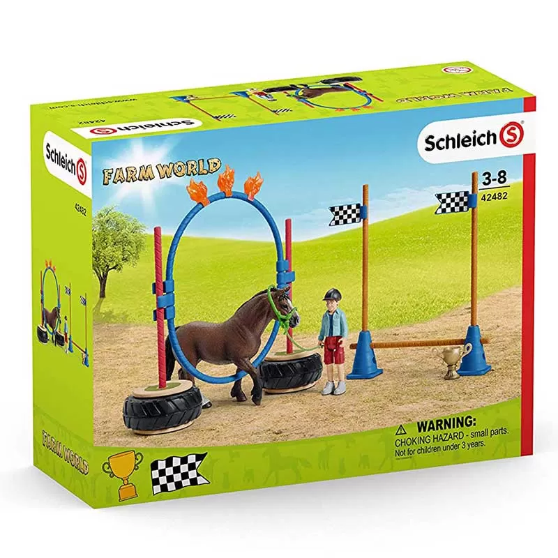 Schleich Figure Konji - Velški poni na takmičenju 42482
