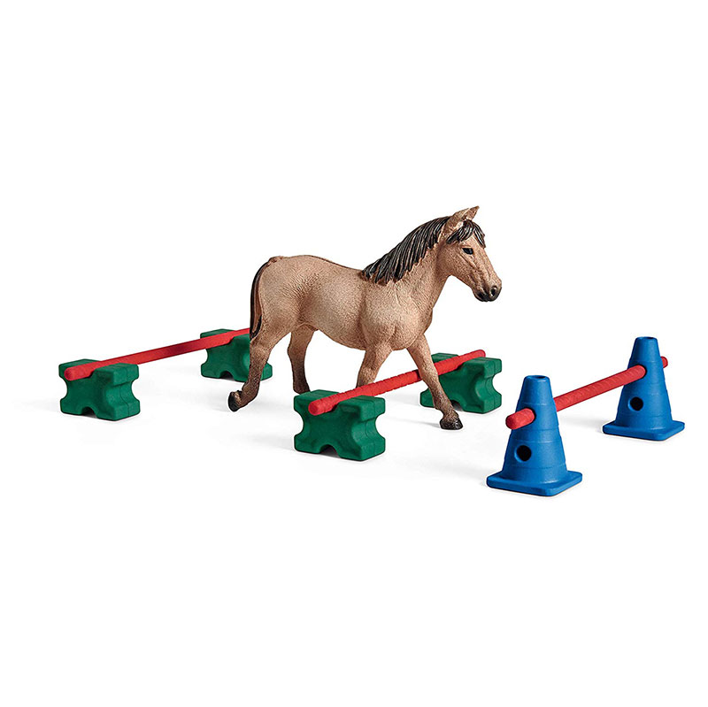 Schleich Figure Konji - Poni i slalom prepreke 42483 - dodatni pogled