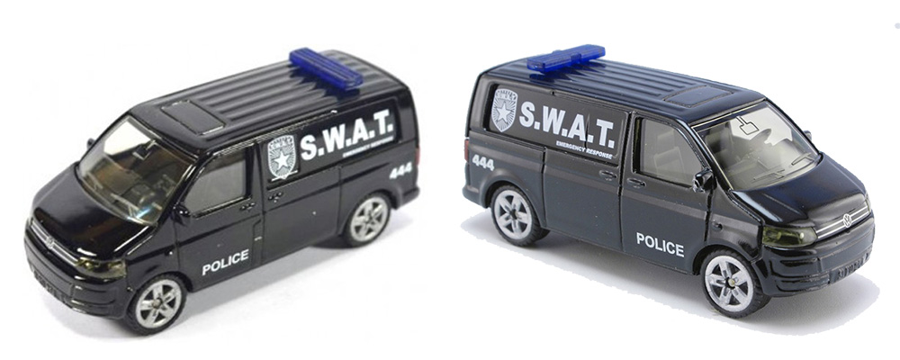 SIKU Policijsko vozilo SWAT kombi 1407S - dodatni pogled