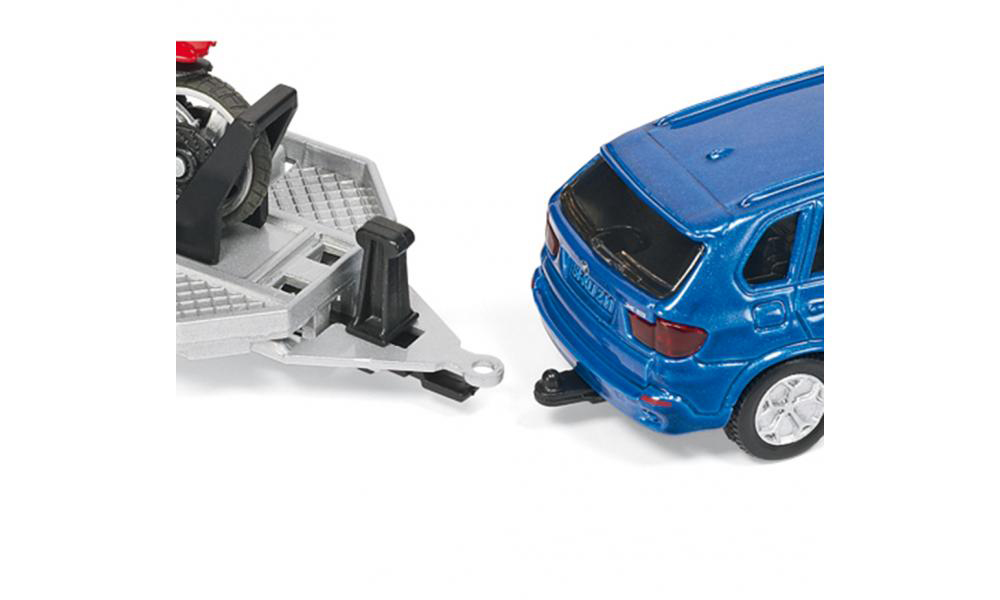 SIKU Autić BMW X5 sa prikolicom i motorom 2547 - dodatni pogled