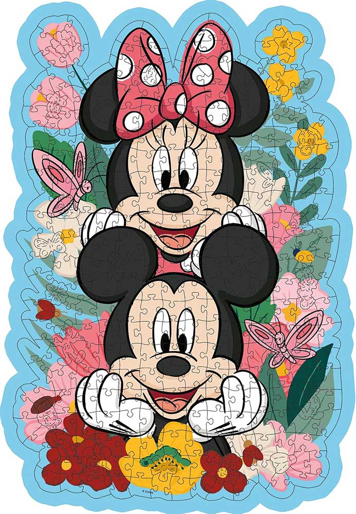 Drvene puzzle slagalica 300 delova Disney Mickey and Minnie Ravensburger 12000762 - dodatni pogled