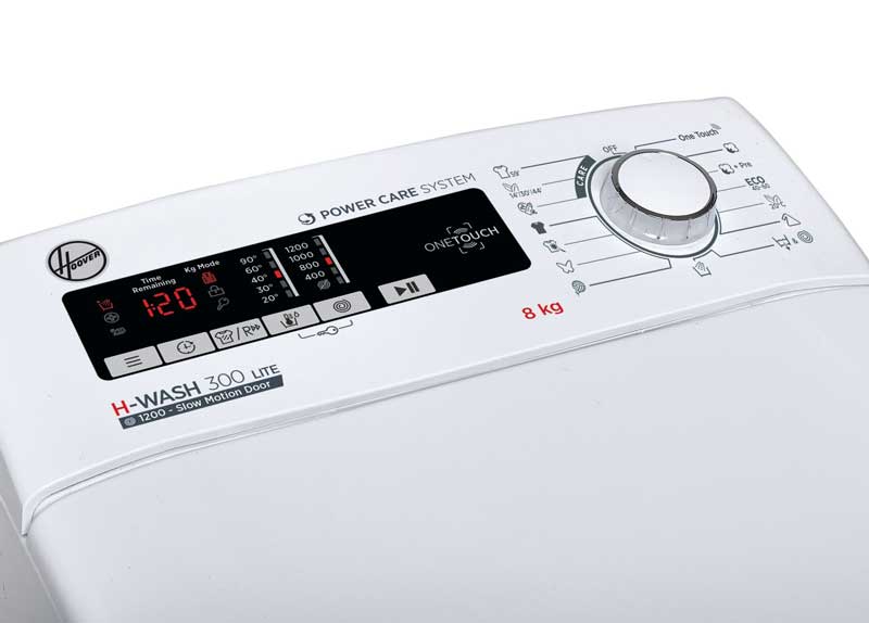 Veš mašina 8kg sa gornjim punjenjem HOOVER H3TM 28TACE/1-S - dodatni pogled