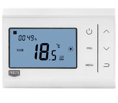 Digitalni Wi-Fi sobni termostat Prosto DST-W11 - dodatni pogled