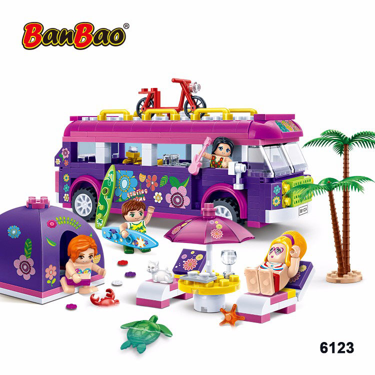 BANBAO Kocke  Trendy Beach AUTOBUS 6123 - dodatni pogled