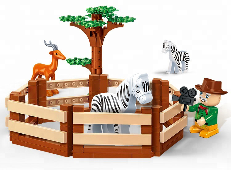 BANBAO kocke Safari - Animals Ground 6661 - dodatni pogled