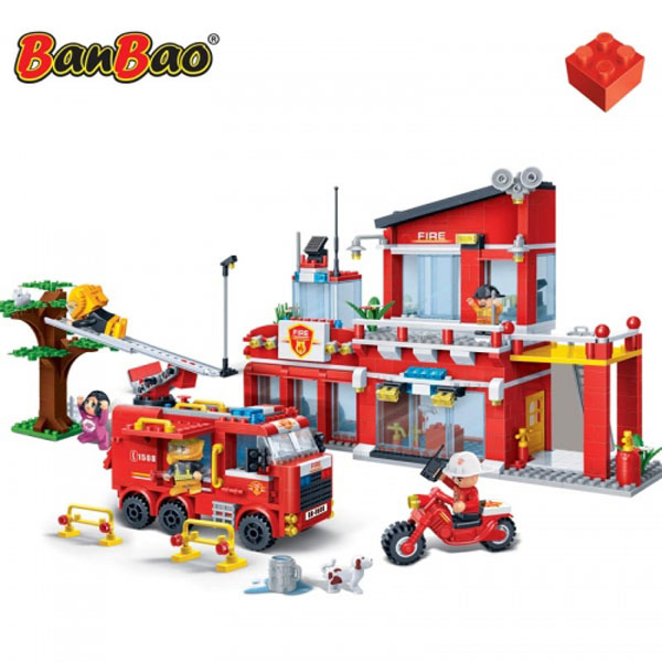 BANBAO Fire VATROGASNA STANICA - Fire Central Station 7101 - dodatni pogled