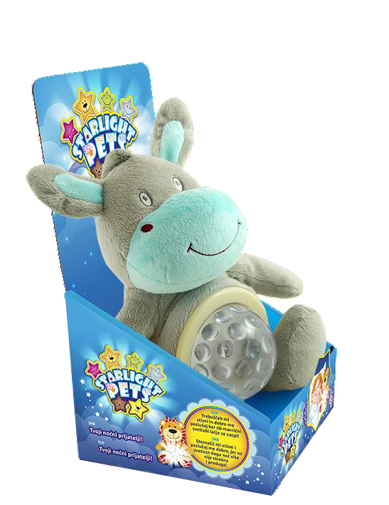 Lampa Noćno svetlo sa projektorom i uspavankom Magarence - dodatni pogled