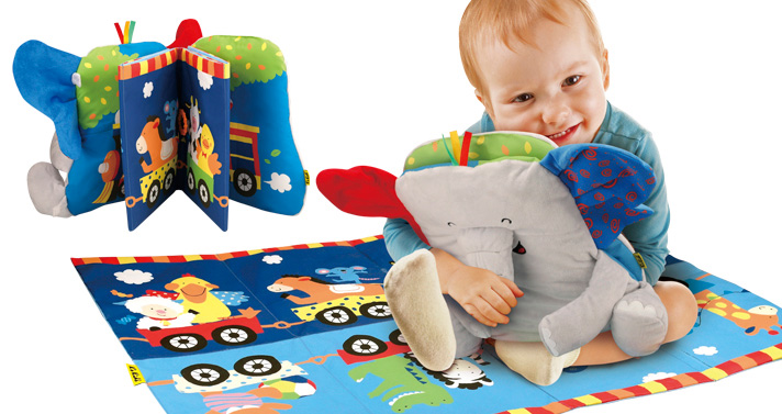 KSKIDS Igračka SLONČE najbolji prijatelj - Take Along Elephant Playmat Book - KA10754 - dodatni pogled